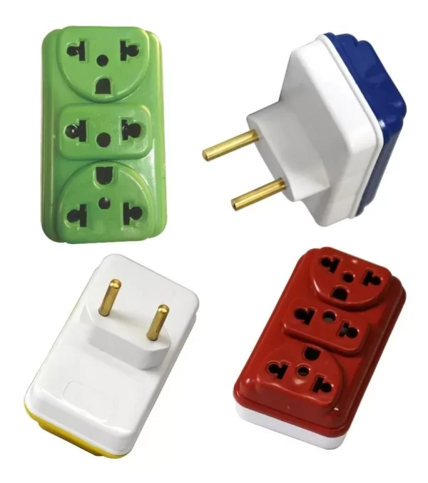 Adaptador Triplo Simples kit 100 peças