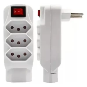 Filtro Adaptador Benjamin 4 Saídas 10a Bivolt C/ Interruptor