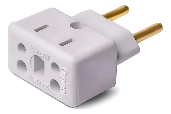Adaptador de Tomada Benjamim Bob Esponja 10/20A - Kit 50 pçs  127/220V