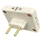 Plugue T Adaptador Tomada Slim Atrás, Tv Móveis Compacto