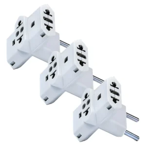 Adaptador Plug Kit 50 Unidades Souza Plugs Benjamin T Pinos Nbr 127/220v