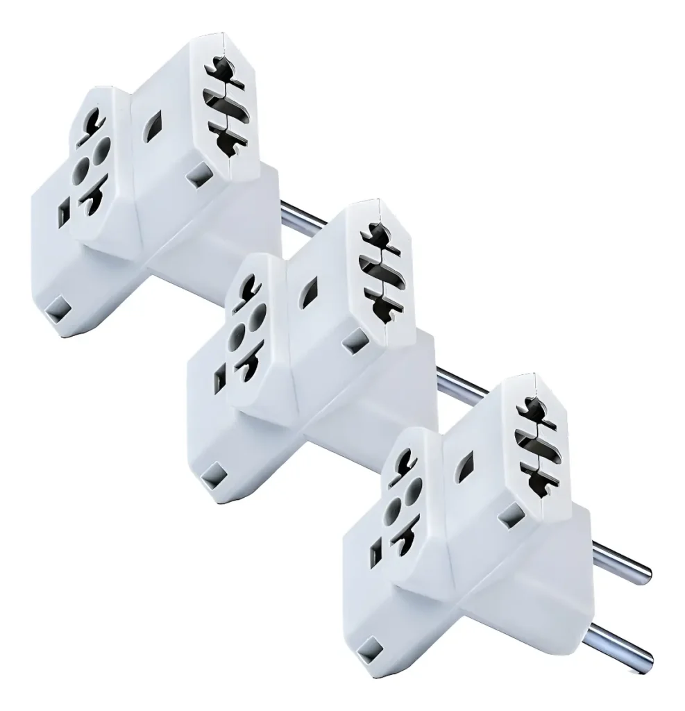 Adaptador Plug Kit 50 Unidades Souza Plugs Benjamin T Pinos Nbr 127/220v