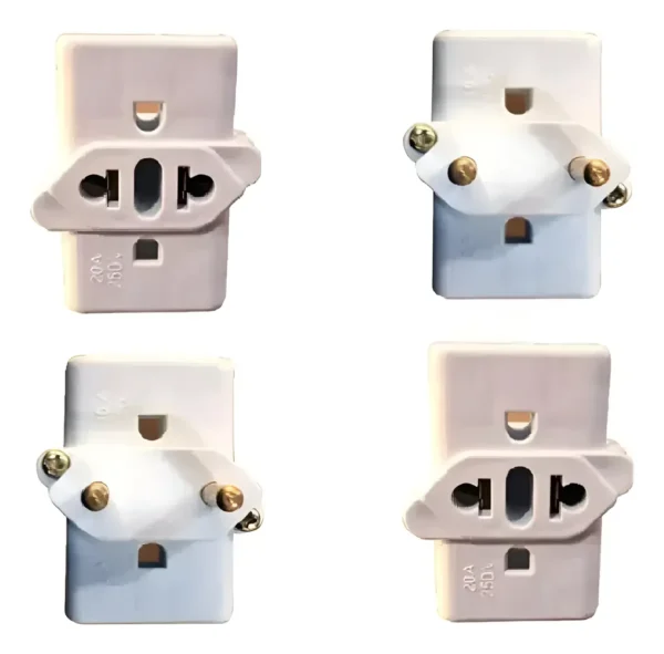 Adaptador Benjamin T De Tomada Parafuso Kit 100 Plug Pino
