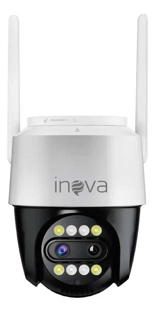 Câmera De Vigilância Wifi Hd Visão Noturna Lente Dupla Ip66