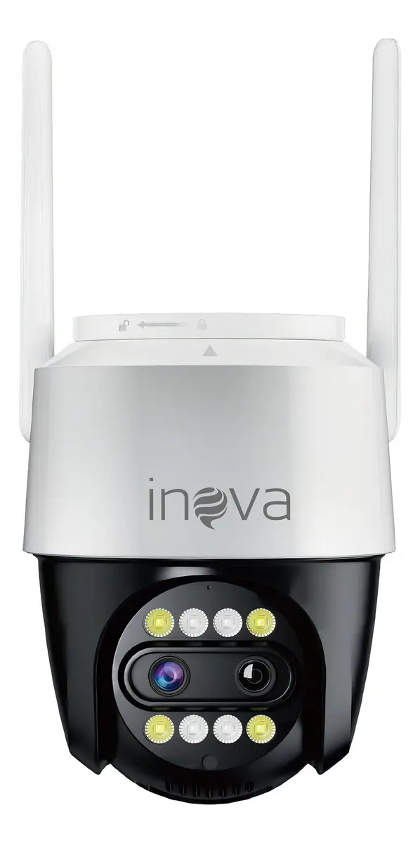 Câmera De Vigilância Wifi Hd Visão Noturna Lente Dupla Ip66