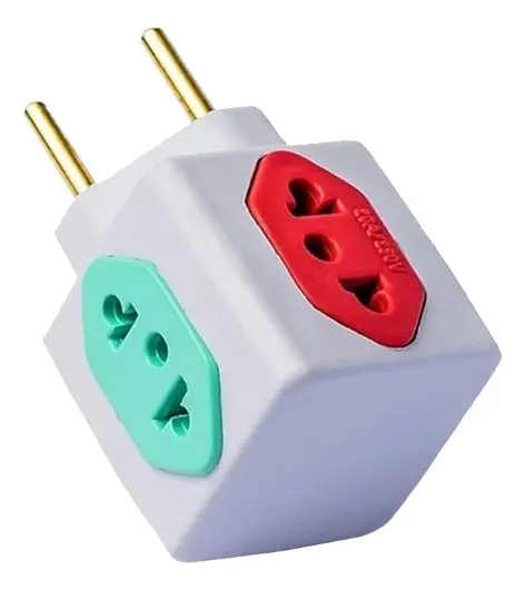 Adaptador De Tomada Cubo 10/20a 110/220v Kit Com 100 Peças - Imagem 4