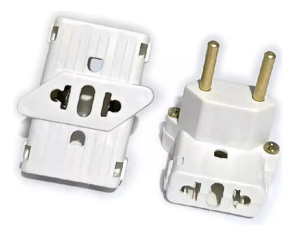 Adaptador Benjamin T De Tomada Parafuso Kit 100 Plug Pino - Imagem 4