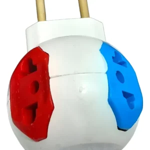 Kit 10 Pino Esfera Adaptador Plug Cubo Tomada 10a 20a Bola