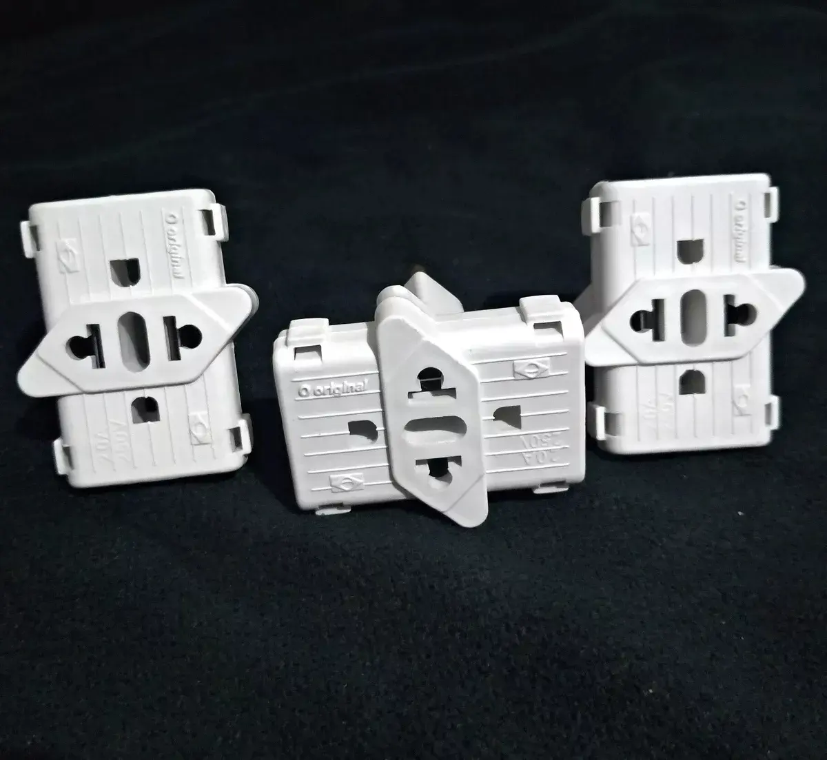 Adaptador Benjamin T De Tomada Parafuso Kit 100 Plug Pino - Imagem 3