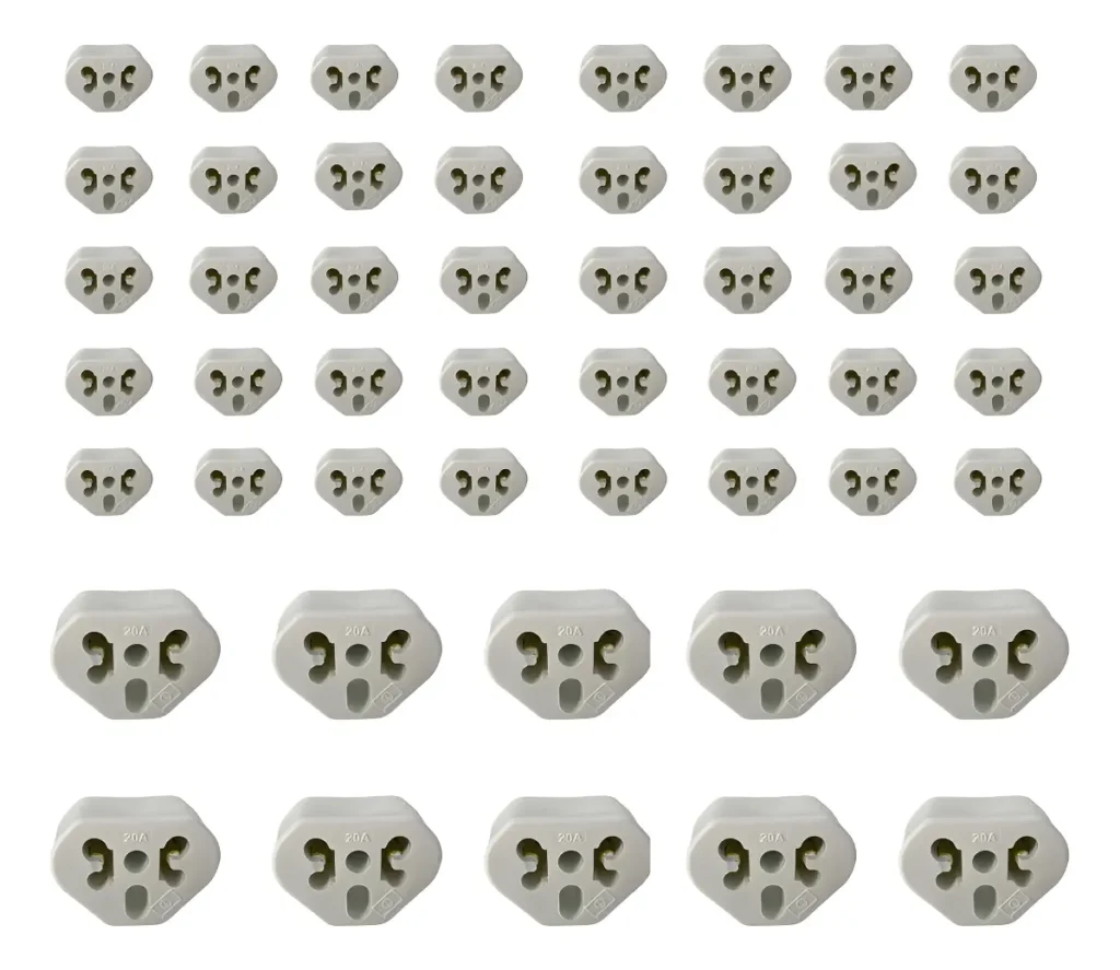 Kit 200 Adaptador Bob Love 10a20a Tomada 110v/220v